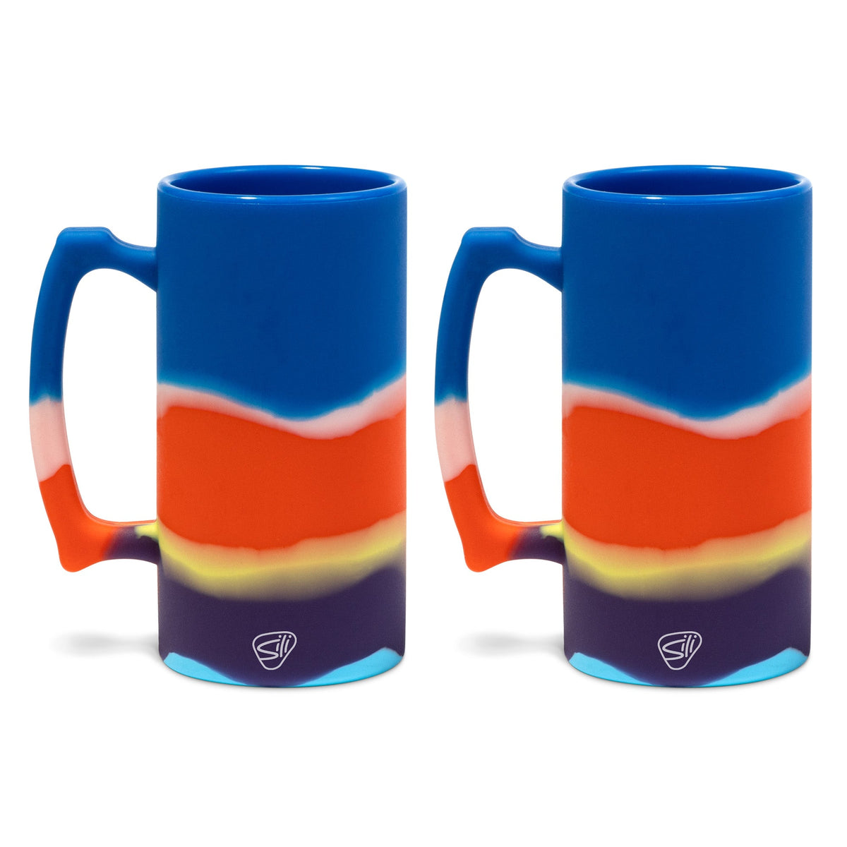 Silipint Silicone 28 oz Beer Stein Pack of 2