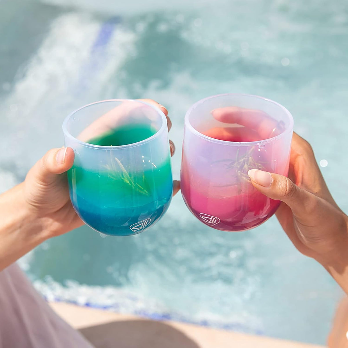 Silipint Silicone 12 oz Wine Glass Pack of 2