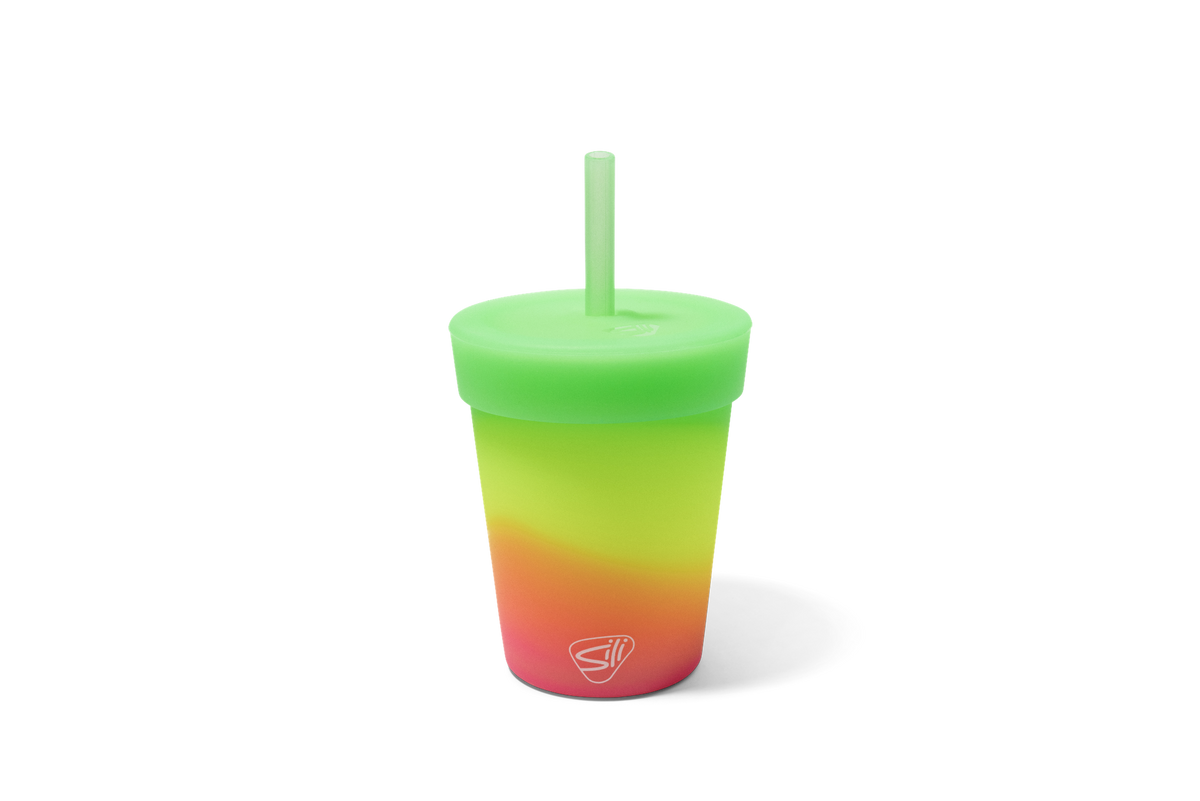 Silipint Silicone 8 oz Kids Straw Tumbler