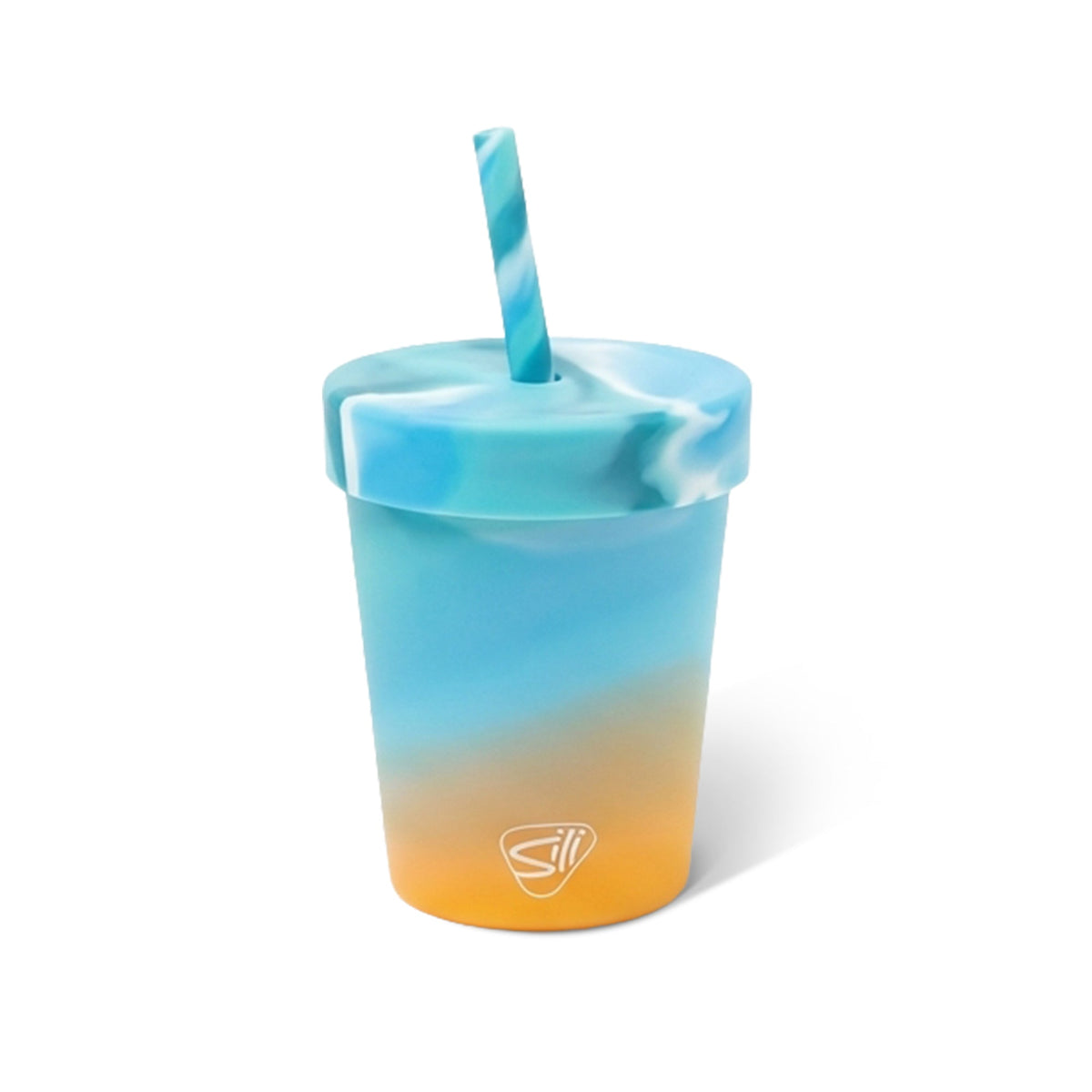 Silipint Silicone 8 oz Kids Straw Tumbler