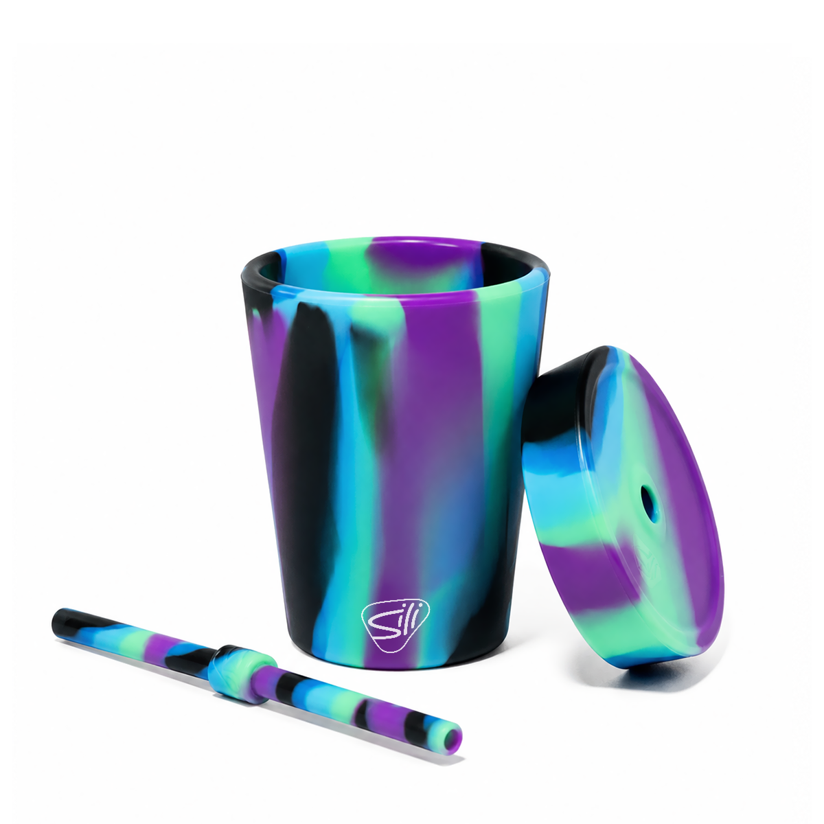 Customized Silicone 8 oz Kids Straw Tumbler