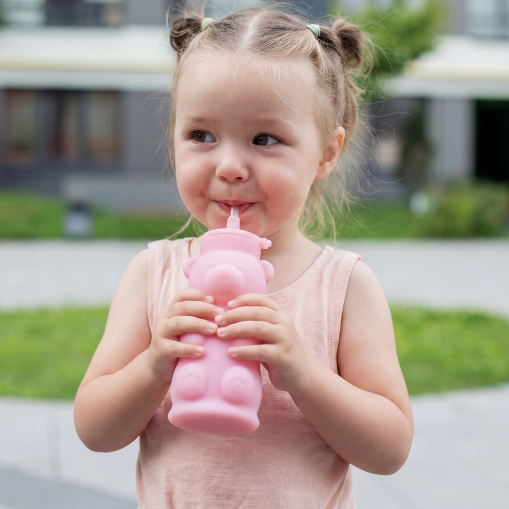 Silipint Silicone 8 oz SiliBear™ Baby Training Cup