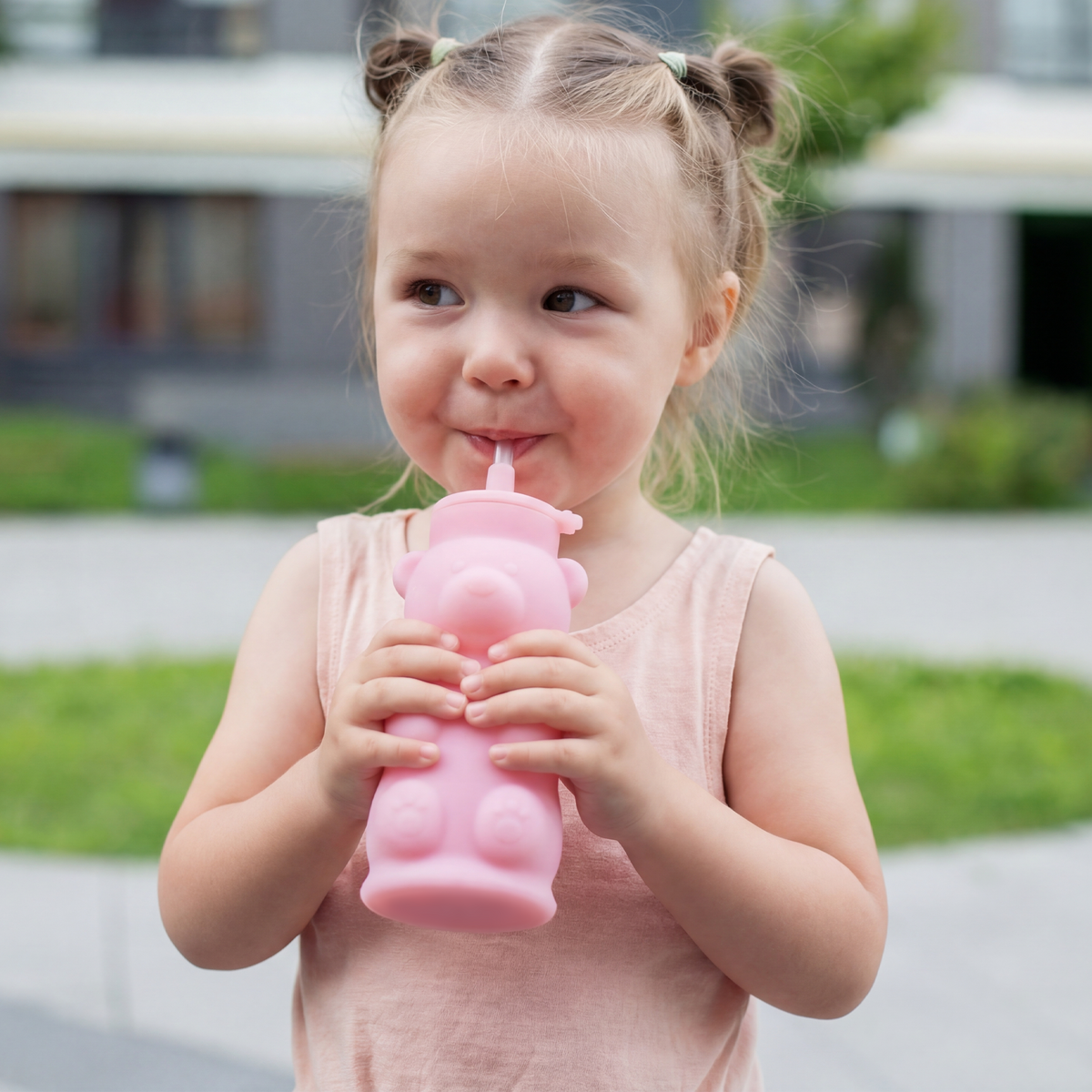 Silipint Silicone 8 oz SiliBear™ Baby Training Cup