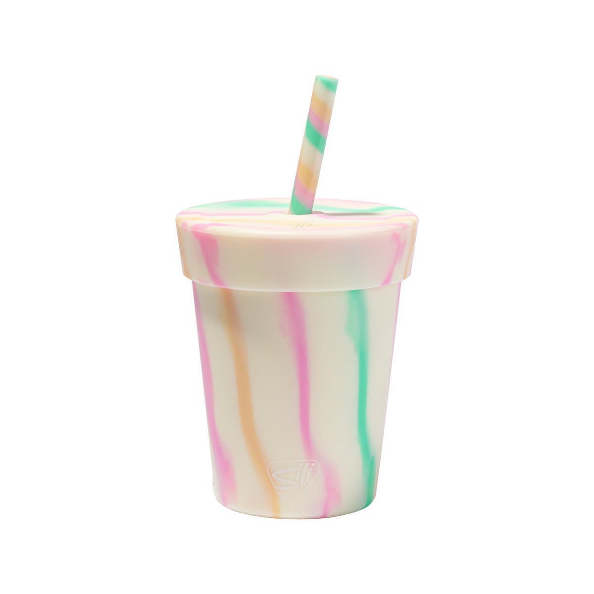 Silipint Silicone 8 oz Kids Straw Tumbler
