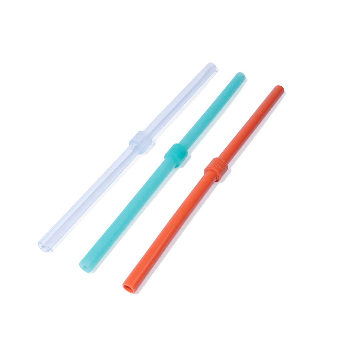 Silipint Silicone 3-Pack Stopper Straws (16/22/25/32 oz)